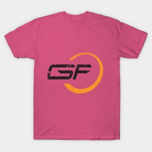 GameFly Retro Logo in Distressed Black T-Shirt